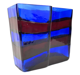 Bianconi, Fulvio. (1915 - 1996) Rare Scozzese Vase, model no. 4953, for Venini (1954/57)