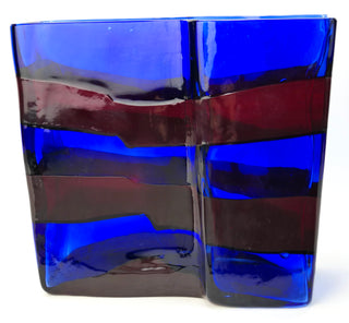 Bianconi, Fulvio. (1915 - 1996) Rare Scozzese Vase, model no. 4953, for Venini (1954/57)