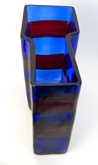 Bianconi, Fulvio. (1915 - 1996) Rare Scozzese Vase, model no. 4953, for Venini (1954/57)