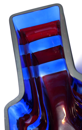 Bianconi, Fulvio. (1915 - 1996) Rare Scozzese Vase, model no. 4953, for Venini (1954/57)