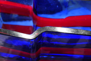 Bianconi, Fulvio. (1915 - 1996) Rare Scozzese Vase, model no. 4953, for Venini (1954/57)