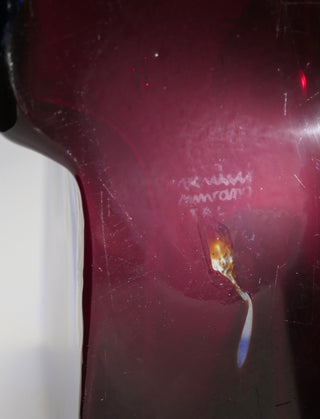 Bianconi, Fulvio. (1915 - 1996) Rare Scozzese Vase, model no. 4953, for Venini (1954/57)