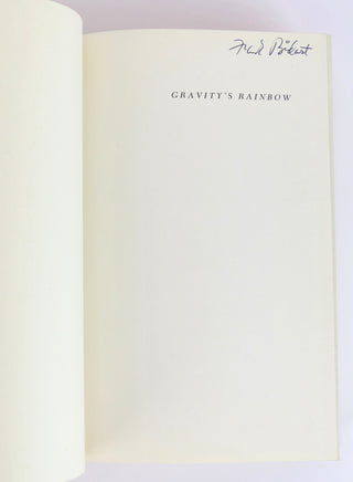 Pynchon, Thomas. (b. 1937) "Gravity's Rainbow" - Ex-Frank Bidart