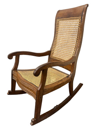 Bishop, Elizabeth. (1911 - 1979) [Bidart, Frank. (b. 1939)] Brazilian Regency Rocking Chair - EX-ELIZABETH BISHOP / FRANK BIDART