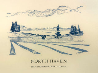 Bishop, Elizabeth. (1911 - 1979) [Bidart, Frank. (b. 1939)] North Haven [broadside] - INSCRIBED TO FRANK BIDART