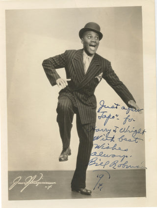 Robinson, Bill "Bojangles." (1878–1949) Signed Photograph