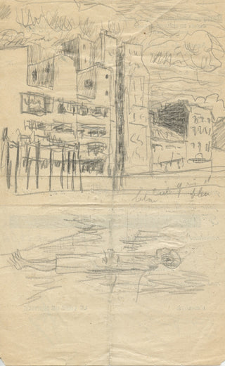 Bonnard, Pierre. (1867–1947) Urban Landscape with Reclining Figure, 1927