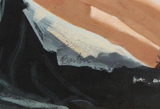 [Book Cover Art]  Barton, Harry. (1908–2001) "Golden Tramp" -  1959 Erotic Book Cover Illustration Painting