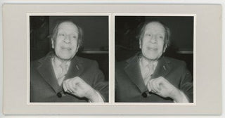 Borges, Jorge Luis. (1899-1986) Original Photograph in Austin, TX (1982)
