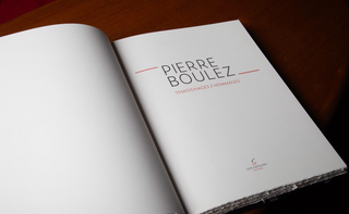 Boulez, Pierre. (1925–2016) "Temoignages / Hommages" - Signed Limited Editon