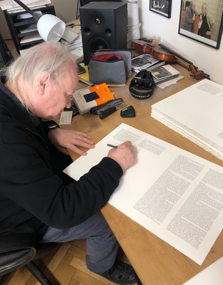 Boulez, Pierre. (1925–2016) "Temoignages / Hommages" - Signed Limited Editon