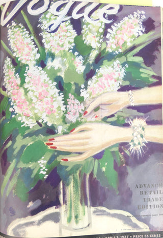 [Halston, Roy. (1932–1990)] [Gallo, Richard. (1946 - 2007)?] Bound Collection of Original 1937 Vogue Retail Editions - INSCRIBED TO HALSTON
