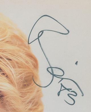 Bowie, David. (1947–2016) Signed Oversized Photograph on "Serious Moonlight" Tour Program Cover