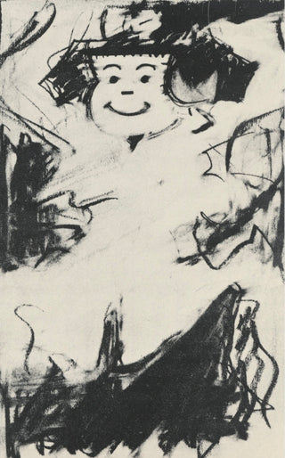 [Brainard, Joe. (1941-1994)] "Drawings, Pastels, Watercolors, Etchings. April 1972" - Invitation Postcard