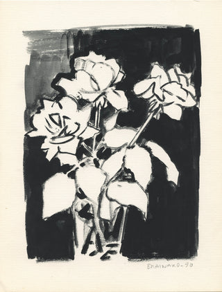 Brainard, Joe. (1941-1994) Untitled ("Vase with Roses") 1990