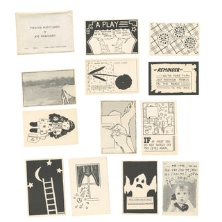 Brainard, Joe. (1941 - 1994) [Bidart, Frank. (b. 1939)] Twelve Postcards.