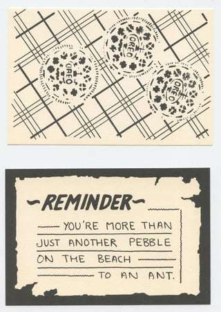 Brainard, Joe. (1941 - 1994) [Bidart, Frank. (b. 1939)] Twelve Postcards.