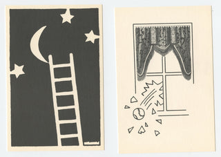 Brainard, Joe. (1941 - 1994) [Bidart, Frank. (b. 1939)] Twelve Postcards.