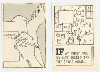 Brainard, Joe. (1941 - 1994) [Bidart, Frank. (b. 1939)] Twelve Postcards.