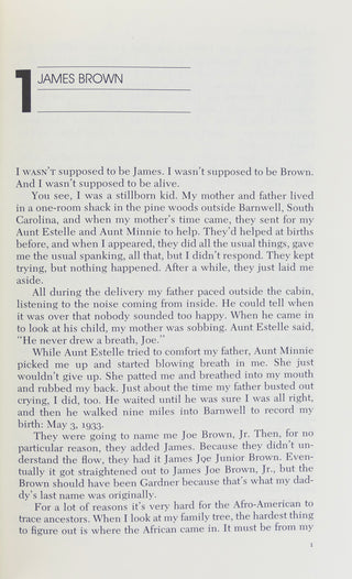 Brown, James. (1933-2006) "The Godfather of Soul" - SIGNED