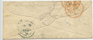 Browning, Elizabeth Barrett. (1806–1861) Envelope Addressed to Charles Sabine, Oswestry - ATTRIBUTED, view 2