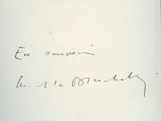 Bruchollerie, Monique. (1915 - 1972) Autograph Signature