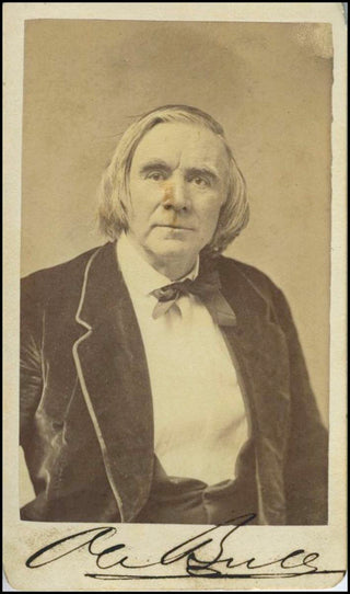 Bull, Ole. (1810-1880) Signed CDV Photograph