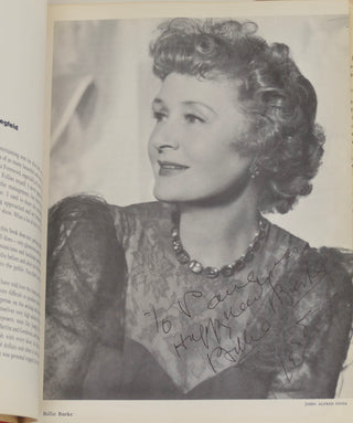 Burke, Billie. (1884–1970) "The Ziegfeld Follies, with an introduction by Billie Burke Ziegfeld" - SIGNED "HAPPY NEW YEAR"