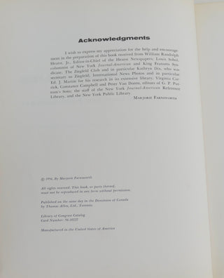 Burke, Billie. (1884–1970) "The Ziegfeld Follies, with an introduction by Billie Burke Ziegfeld" - SIGNED "HAPPY NEW YEAR"