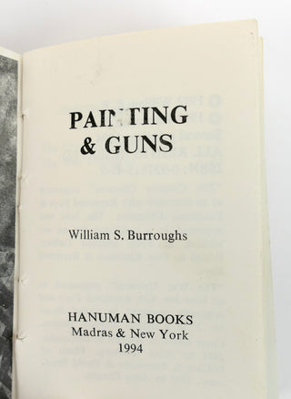 Burroughs, William S. (1914–1997) "Painting & Guns" - SIGNED