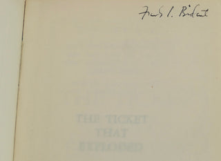 Burroughs, William S. (1914-1997) [Bidart, Frank. (b.1939)] "The Ticket That Exploded": "The Traveller's Companion"