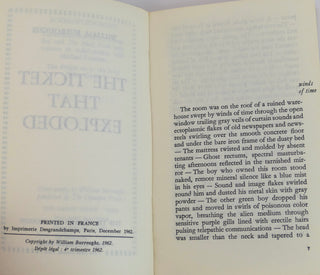 Burroughs, William S. (1914-1997) [Bidart, Frank. (b.1939)] "The Ticket That Exploded": "The Traveller's Companion"