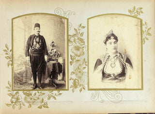 [Cabinet Card Photography] Cabinet and CDV Photograph Collection in Beautiful Velvet Album