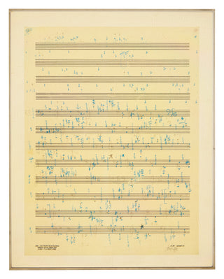 Cage, John. (1912–1992) Études Australes - Four Autograph Musical Manuscripts