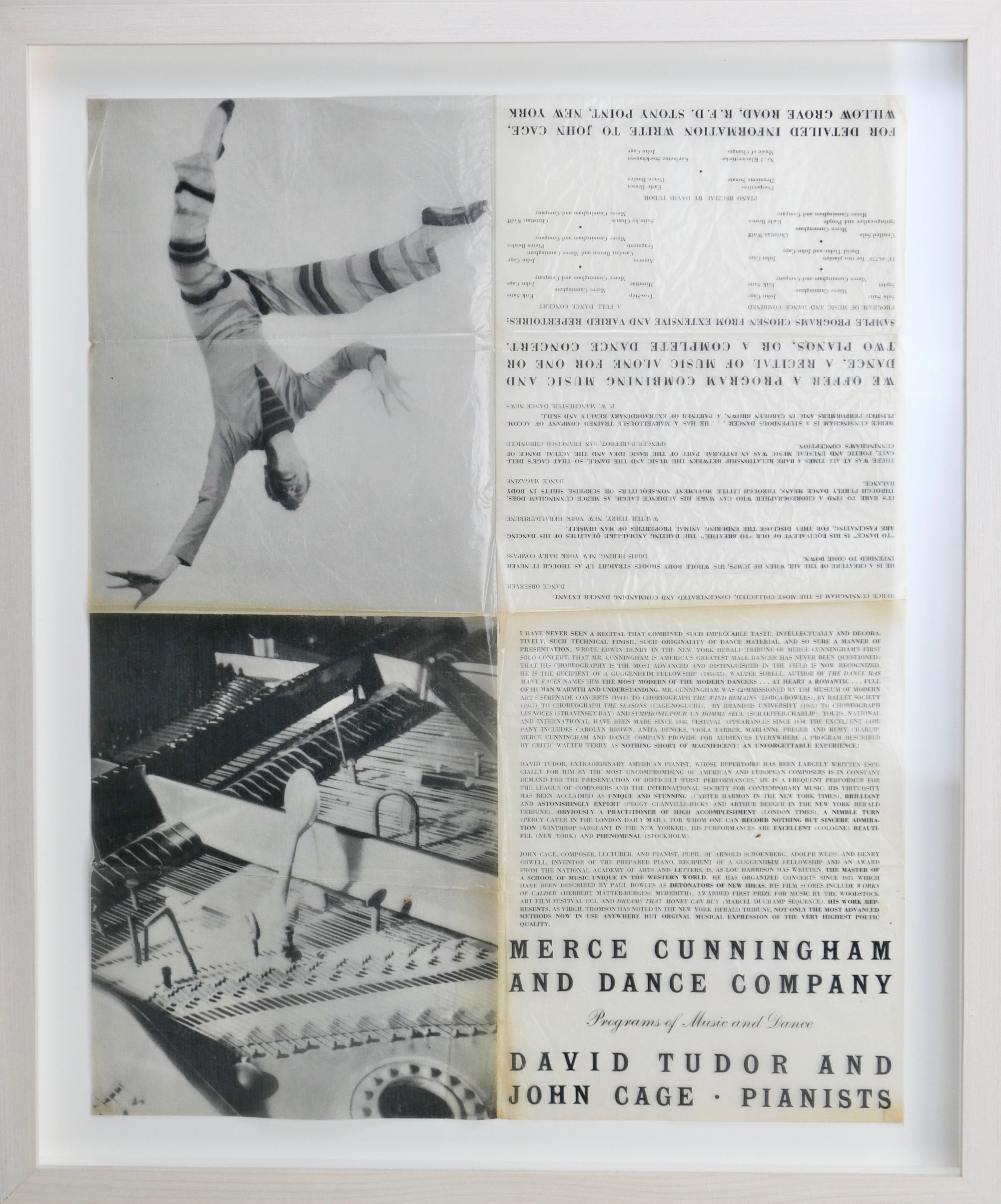 Cage, John. (1912-1992) & Cunningham, Merce. (1919-2009) & Tudor 