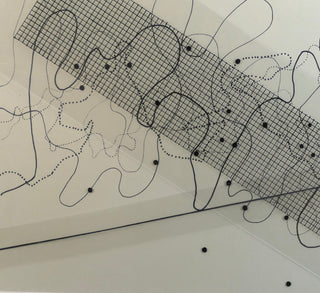 Cage, John. (1912–1992) Fontana Mix, 1981 - SIGNED SILKSCREEN AND COLLAGE