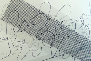 Cage, John. (1912–1992) Fontana Mix, 1981 - SIGNED SILKSCREEN AND COLLAGE