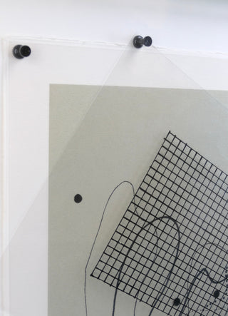 Cage, John. (1912–1992) Fontana Mix, 1981 - SIGNED SILKSCREEN AND COLLAGE