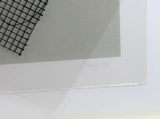 Cage, John. (1912–1992) Fontana Mix, 1981 - SIGNED SILKSCREEN AND COLLAGE