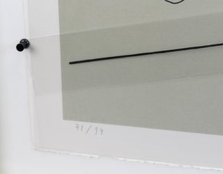 Cage, John. (1912–1992) Fontana Mix, 1981 - SIGNED SILKSCREEN AND COLLAGE