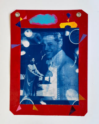 Koestenbaum, Wayne (b. 1958) Maria Callas and Cab Calloway Cyanotype Assemblage, 2025