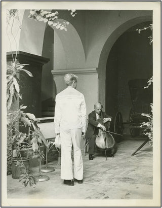 Casals, Pablo. (1876–1973) Unusual Original Photograph