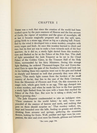 Ch'eng-En, Wu. (1500/1505-1580/1582) (Translated by Arthur Waley) [Bidart, Frank. (b.1939)] "Monkey"