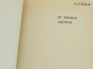 Chesterton, G.K. (1874-1936) [Bishop, Elizabeth. (1911-1979)] [Bidart, Frank. (b. 1939)] "Saint Thomas Aquinas"-"The Dumb Ox"