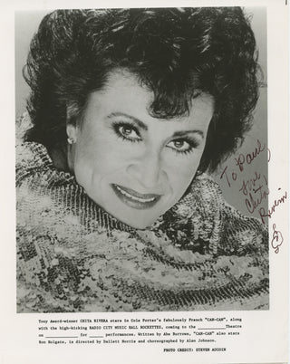 Rivera, Chita. (b. 1933) Signed Photograph