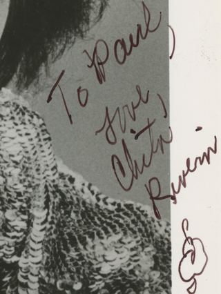 Rivera, Chita. (b. 1933) Signed Photograph