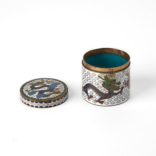 [Fairbanks Jr., Douglas. (1909–2000)] [Asian Art] Small Cloissoné Enameled Metal Box