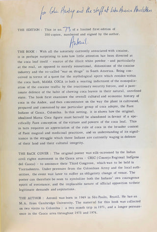 [Cocaine] [Antonil] “MAMA COCA" - SIGNED