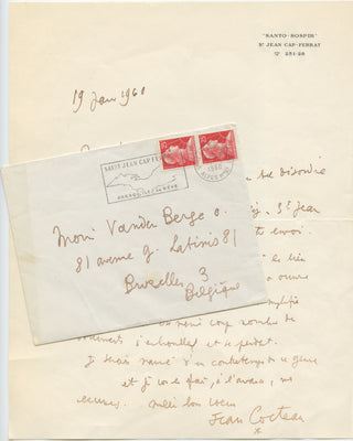 Cocteau, Jean. Two Autograph Letters Signed, view 2