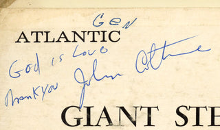 Coltrane, John. (1926–1967) "Giant Steps" - Signed LP, inscribed GOD IS LOVE